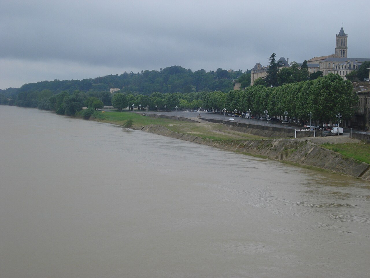 Vue de la destination : La Réole · Gironde