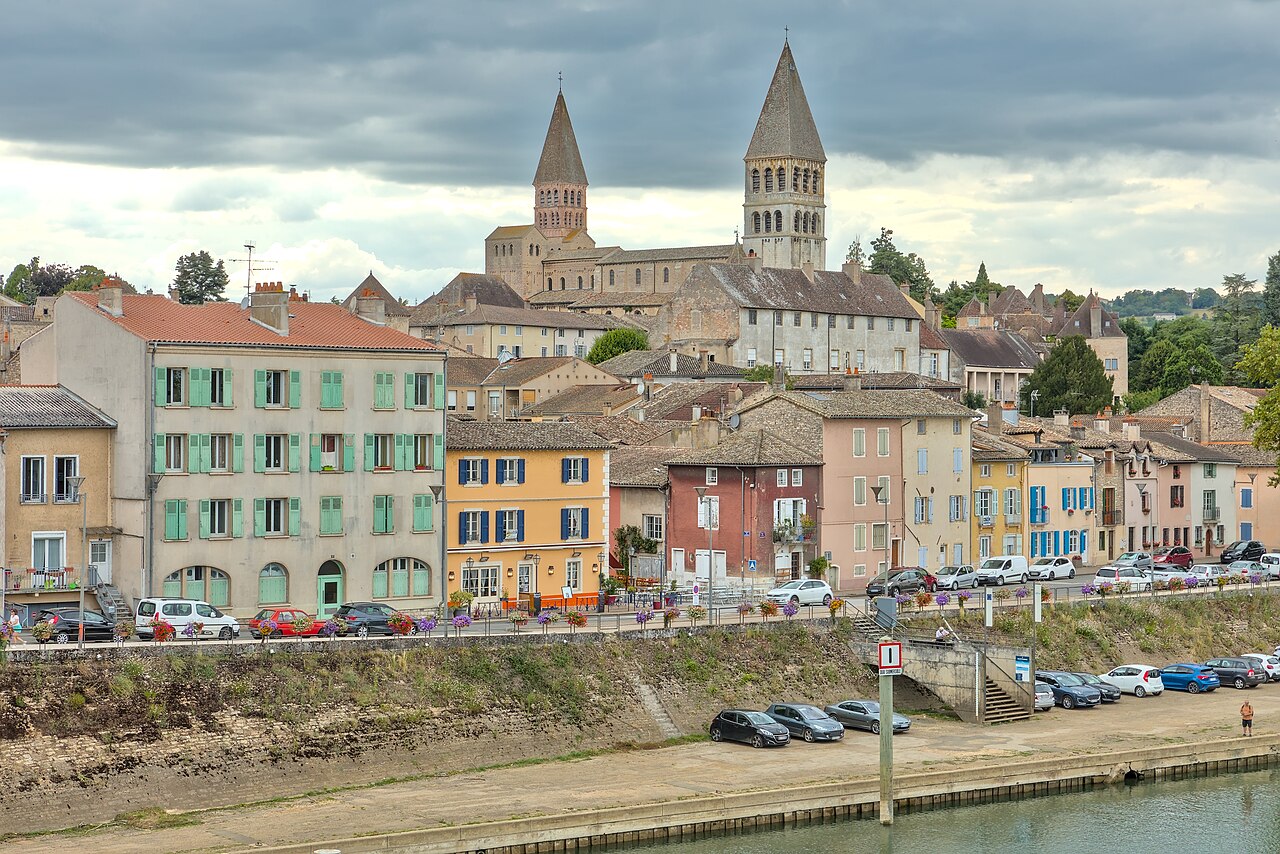 Vue de la destination : Tournus · Bourgogne